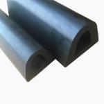 40-90 Shore A Hardness Marine Rubber Dock Bumper H200xW100xL1000mm for D Shape
