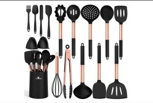 Wholesale Antistain Silicone Kitchen Utensil Sets 16pcs Multiusage Rustless from china suppliers
