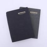 Customized A5 Wood-free Paper PU Resin Cover Leather Journal Notebook Set With