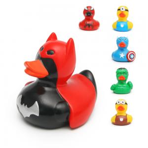 Wholesale Bathtub Toy Batman Rubber Duck , Mini Marvel Character Rubber Ducks Promotional Gift from china suppliers