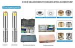 Submersible Solar Water Pump System For High Pressure Borehole Agriculture