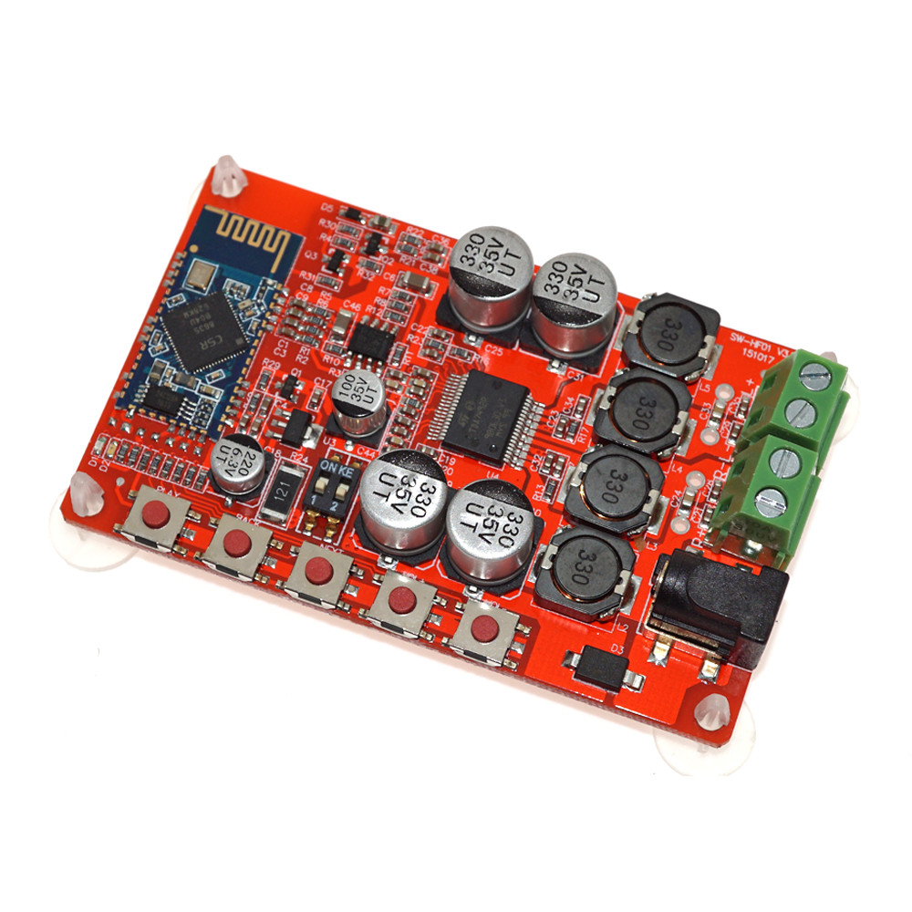 50W+50W Wireless Bluetooth 4.0 Audio Receiver Digital Amplifier Board TDA7492P