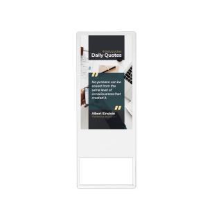 Wholesale 55 inch ceiling double face video advertising screen support display different content for retail display from china suppliers