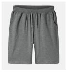 blue Men'S Athletic Clothing 180g Rib Waist French Terry Cotton Shorts with rope
