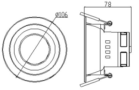 The led down light housing product procurement - factory direct