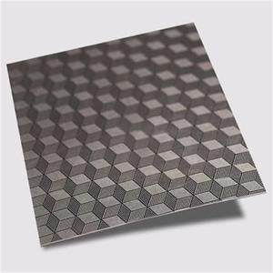 Wholesale 1mm Thickness Embossed Stainless Steel Sheet SUS 304 316 Material from china suppliers
