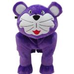 Stuffed animal toy car / playground children by car / square recreational