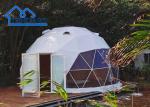 Luxury Rainproof Commercial Dome Tent Hotel Spherical With Bedrooms Pvc Dome