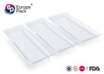 Square Disposable Dessert Dishes Big Tray Plastic Plate For Party / Wedding
