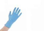 Purple Color Disposable Medical Gloves Natural Latex Material For Hospital /