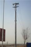 220KV Galvanized Polygonal Street Electric Service Pole