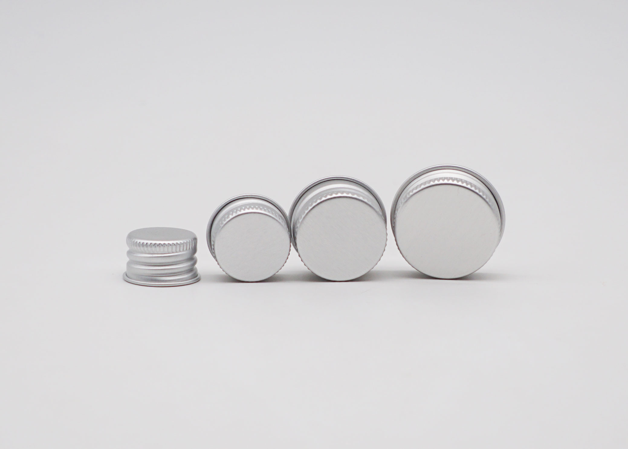 SGS Silver Thread 28mm Plastic Aluminum Screw Cap Pilfer Proof