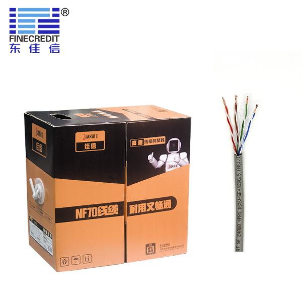 1000ft 24awg 0.51mm Cat5e Utp Cable OFC HDPE Insulation Double Shielded