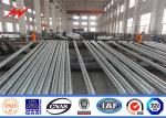 550kv Hot Dip Galvanized Steel Power Pole 1mm to 30mm Thickness