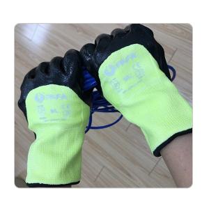 Wholesale Construction Excellent Grip In Wet And Oil Environments 13G Cut Resistant Safety Gloves from china suppliers