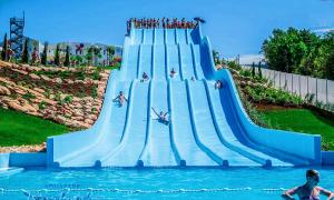 Wholesale OEM Outdoor Water Park Swimming Pool Toy Set Amusement Equipment Play Slide from china suppliers