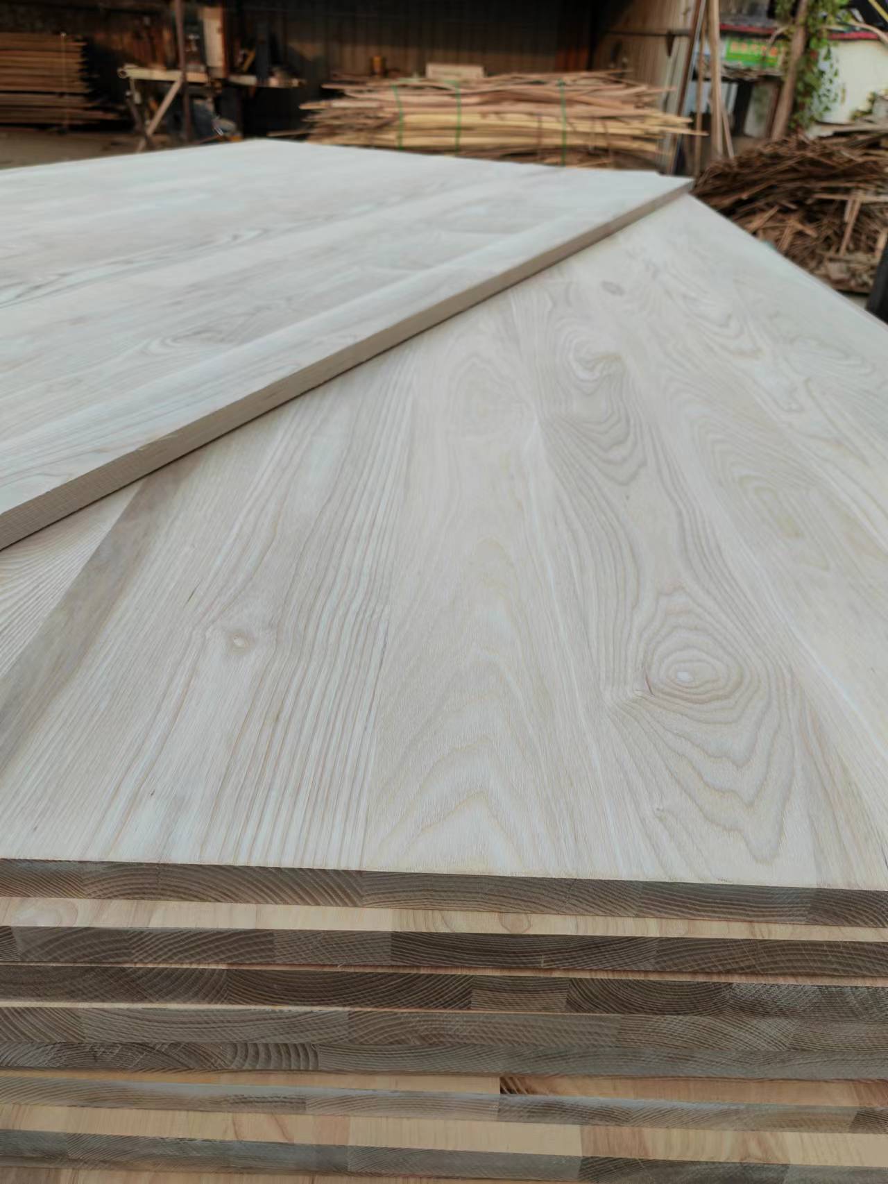 Customized Solid Ash Panel Natural or Painting Solid Wood Board Moisture Content 8-12%
