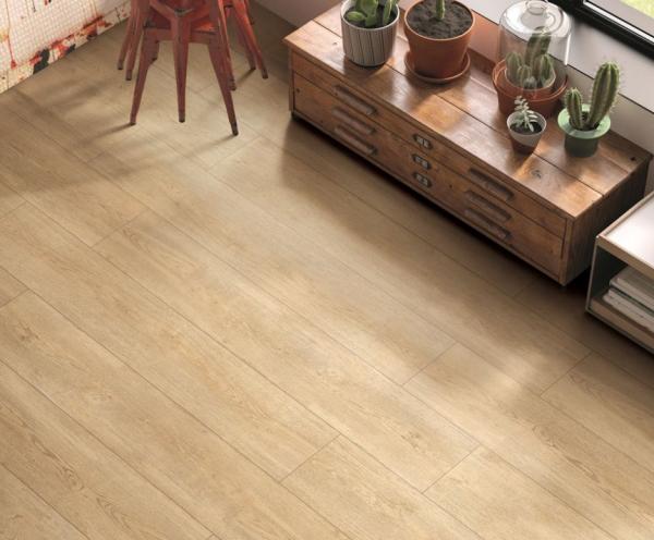 36Kgs/Box 250x1500mm Wood Floor Tiles , 9.5mm Thick Interior Wall Tile Glazed