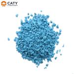 Blue EPDM Rubber Granules Playground Flooring Weather Resistance Good Shock