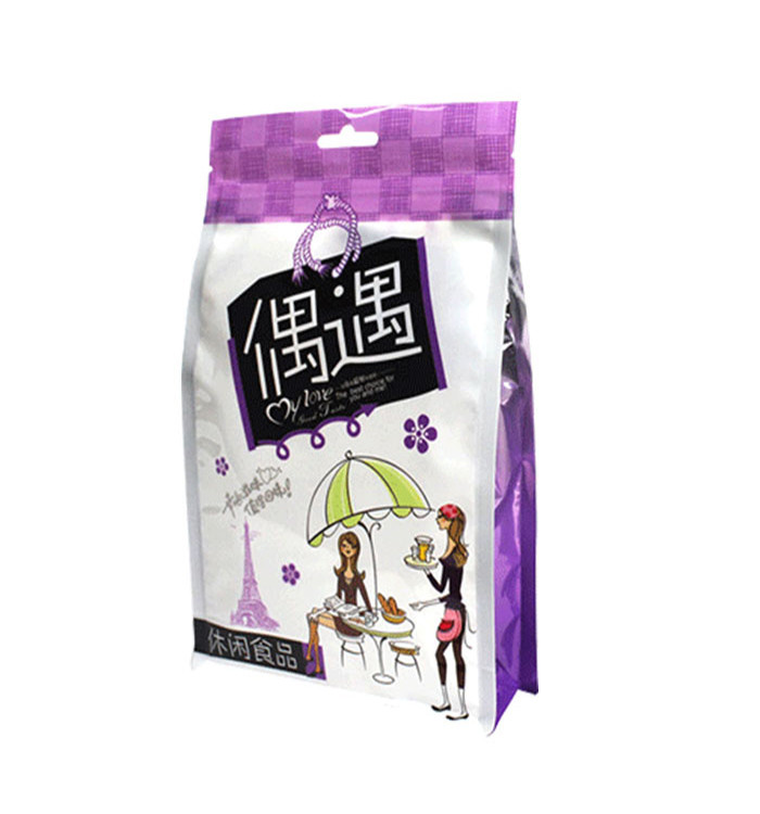 Custom Printing PET Food Zipper Bag &Food Packaging Bag with Side Gusset