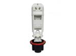 PP 96 Fibers Waterproof Pole Mount Fiber Optic Cable Splice Closure 1 Oval + 4