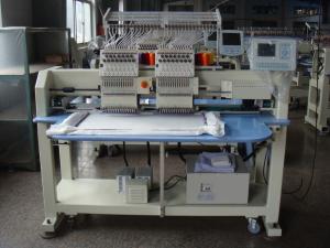 Wholesale 12 / 15 Colors Double Heads Embroidery Machine For Cap / T - shirt / Shoes / Flat Embroidery from china suppliers