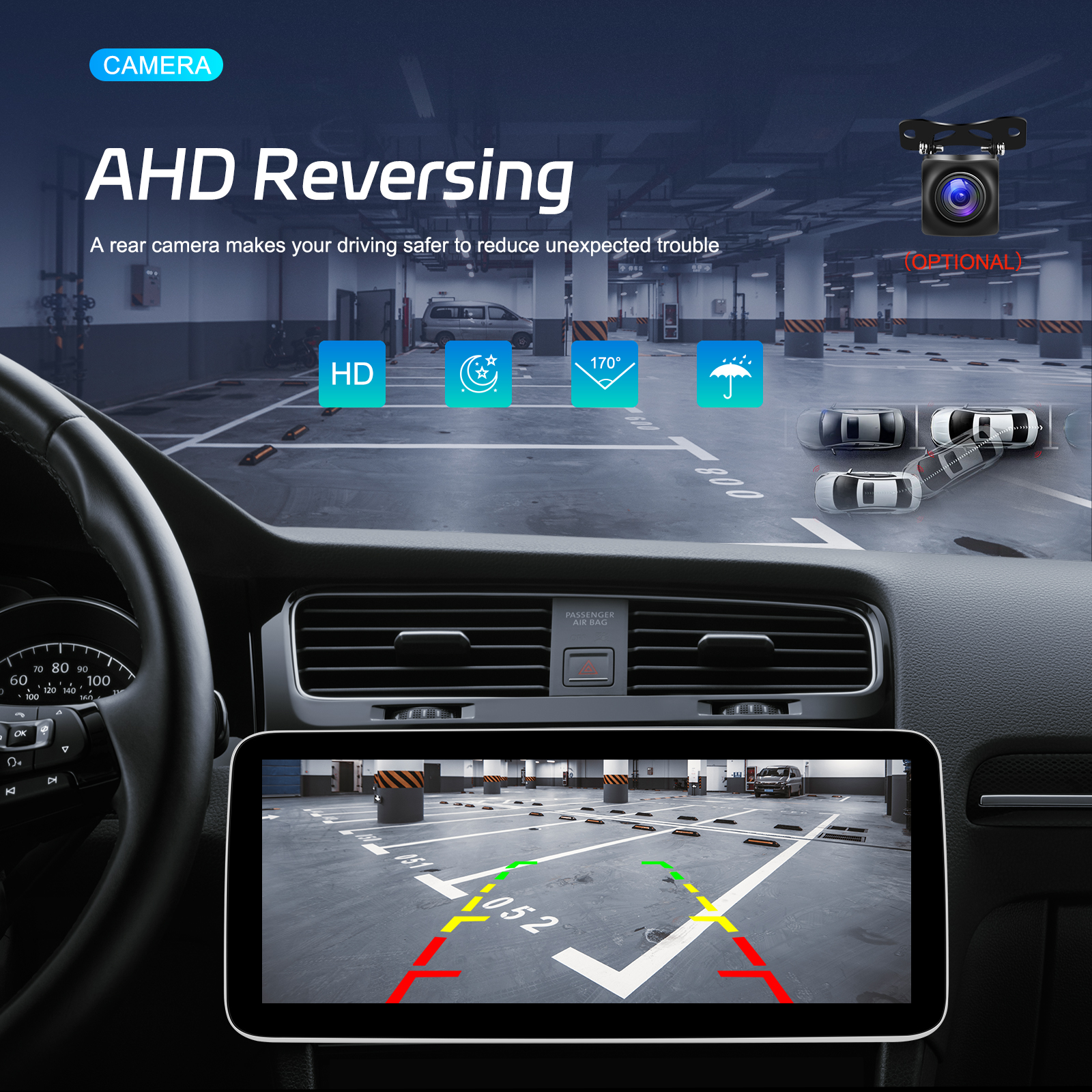 Universal Year 12.3" Android 12 Car Radio GPS Navigation Multimedia Player For Mercedes