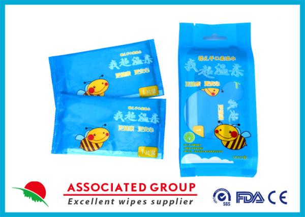 Individual Packaging Baby Wet Wipes Fragrance Free Cotton Like Texture 1pcs* 10