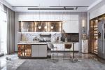 Factory Wholesale Solid Wooden MDF American Modern Shaker Kitchen Cabinets