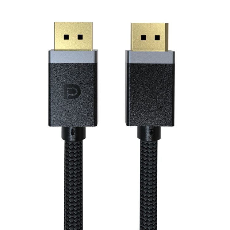 DP1.2 21.6Gbps PC TV 4K Displayport Cable ABS Connectors PVC Strain
