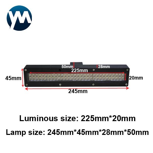 UV Ink Curing Lamp 600W High Power UV Curing 365nm 395nm Water Cooling