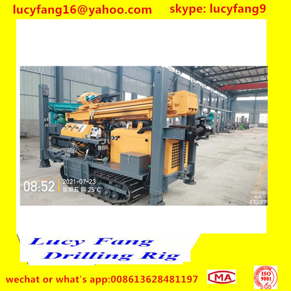 Hydraulic truck mounted water well drilling rig. 600m crawler type Borehole water well
