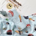 Gauze Muslin Receiving Blankets , Organic Muslin Blankets Breathable