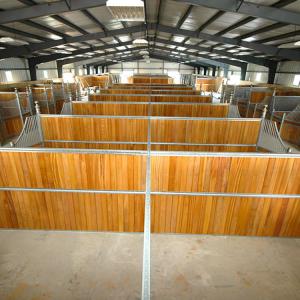 Wholesale Caballerizas High Density Horse Stall Fronts , Natural Bamboo Portable Horse Stalls from china suppliers