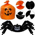 Party Outdoor Twist Ties Decorations Leaf Halloween Trash Bags For Yard Lawn