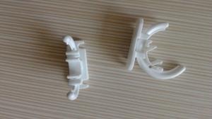 Wholesale Pc Clip Plastic Molded Parts , Insert Molded Parts High Accuracy Strong Strength from china suppliers
