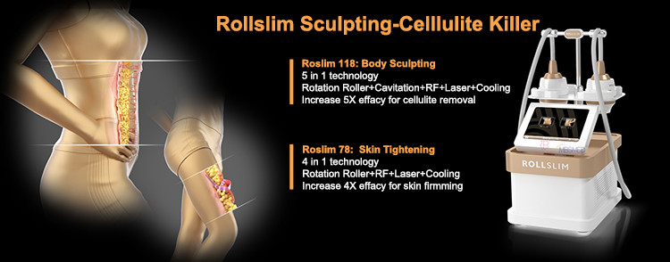 Infrared Heating Lipo Laser Roller Slimming Machine With 40k Ultrasonic Cavitation