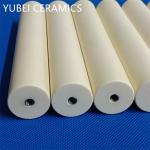 Automotive Alumina Ceramic Parts , Ivory 99% Aluminum Oxide Rod With Inner