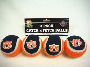 Wholesale DOG TENNIS BALLS-AUBURN TIGERS DOG BALLS-4 PACK from china suppliers