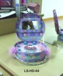 Round shape cosmetic packaging gift box