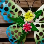 OEM / ODM Metal Butterfly Garden Decor exquisite Outdoor Metal Butterflies