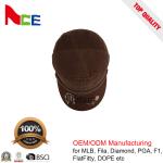 Outdoor Embroidered Cadet Hat , Military Street Cap Black Color 56-60cm
