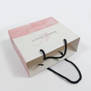 Wholesale Offset Printing Paper Gift Packaging Bags Luxury Cosmetic Clothes Gift Carry Bags from china suppliers