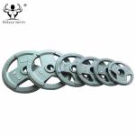 Cast Iron Black / Grey Hammerton 3 grip Barbell Weight Plates