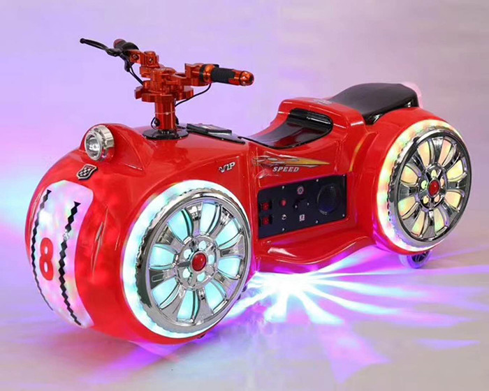Game Center Motorcycle Race Game Battery Bumper Car For Entertainment