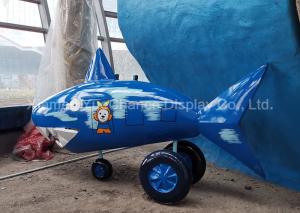 Wholesale Durable Life Size Shopping Centre Decorations Small Fiberglass Cartoon Shark from china suppliers