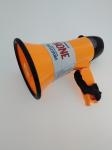 Mega phone , Foldable , Wireless , Siren , 143 X 225mm 300-500 Yards Super Horn