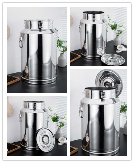Food Grade 304 Stainless Steel Transport Drums Safe Portable