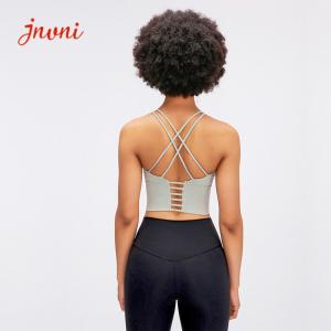Wholesale 2021 popular Criss Cross Back Yoga top Women'S activewear Sports Fitness Bra from china suppliers
