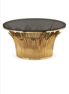 Wholesale Home Furniture Round Center Rose Gold Marble Coffee Tables Luxury For Living Room from china suppliers